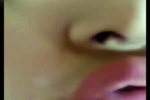 Asian Friend Performs Muff Diving on Wet Pussy During International Video Call Sex for Happy New Year 2025