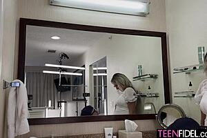 busty blonde gracie gates gets her face fucked hard 😩💦