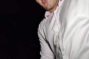 Yuri Gaúcho Boss Flashes and Jerks Huge Cock