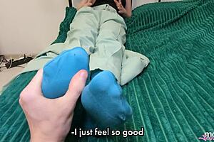 Stepmom’s massage turns into wet pussy fuck session