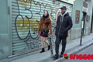 Melanie Dior Checks If Black Cock Fits Her Pussy