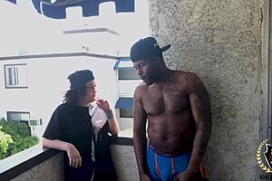 amara romani rides cowgirl with her big tits bouncing