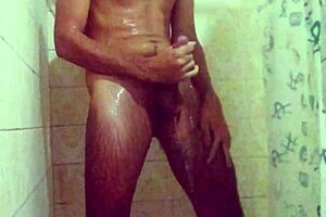 i felt so wild with cum dripping down my hand in the shower after two rounds