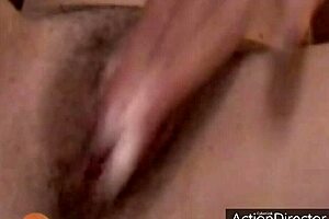 wifes secret masturbation video with shaved pussy