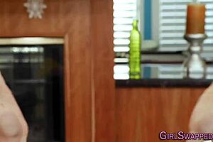 stepdaughter bounces her round booty for me