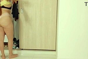 The fashion joins the curves in this clothes changing video