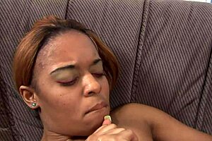 Black Milf Riding A Cock