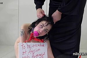 Nasty girl in anus asylum for extreme anal treatment! 😈