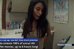 Dr Tampa LOCKS UP Alexa Chang in Wild Backstage Humiliation Scene. Screaming and Spreading in Latex Gloves!