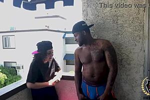 amara romani rides cowgirl with her big tits bouncing