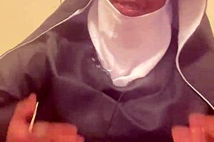 nun hazelnut spicing up halloween night, haha! 🎃