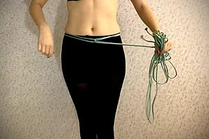 In this casual tutorial, a goddess teaches strapon pegging with dildos and toys.