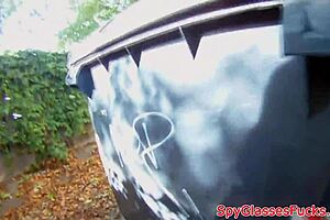 Real Teen Fucked Outdoors In Spycam
