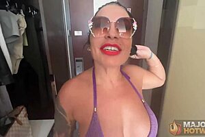 Rome Major fucked busty MILF Monica Santthiago hard