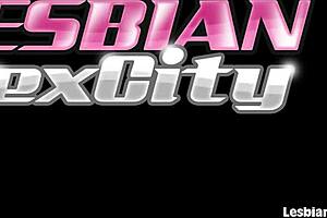 blonde and brunette teens passionately licking pussies