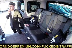 Hot Russian Babe Audrey Jane Gets Cum Covered in Car Backseat