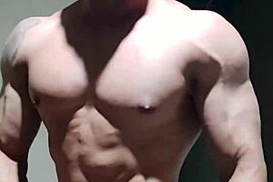 Homem Forte Sarado Dotado Se Escreva Em Meu Canal, Mature Athletic Bodybuilder In Homemade Assfucking Fun