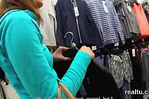 i seduced a stunning czech chick in the hypermarket and shagged her in pov