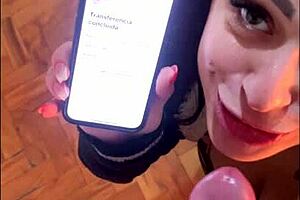 100 reais or mysterious blowjob
