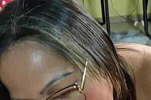 Hot mom waits for husband, friend arrives first