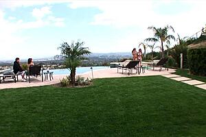 Capri And Tenaya Just Turned 18! Deepthroat Fun!