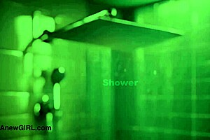 Fresh-Faced Model Enjoys Shower