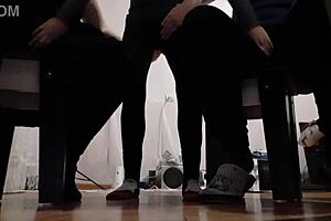 while i was masturbating to my two girlfriends, they were both masturbating to me, leading to girls fly orgasm