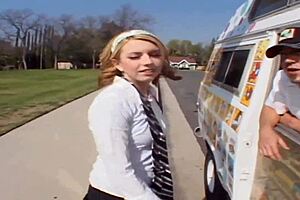 Lexi belle banged by ice cream man!