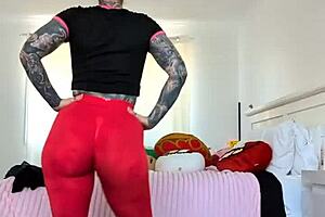 Milf Melody Radford Tries On Sheer Gym Tights, Getting Fucked with Big Tits Close Up