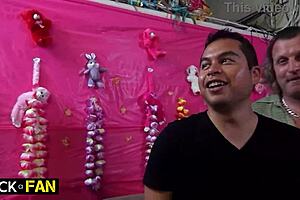 Samantha, Nikki, and Siri engage in intense group sex with deepthroat blowjobs, handjobs, and big natural tits in homemade amateurs scene