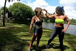The girl hired a personal trainer at the gym, but got another thing instead