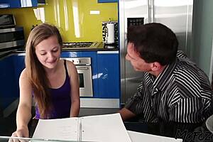 Mofozo Com - Slim Step Sister Enjoys The Doggystyle Position With Wet Lick And Blowjob