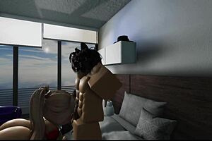 Snowbunny swaps BBC for BWC doggystyle.