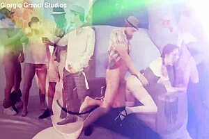 Anna De Ville 6on1 Gangbang