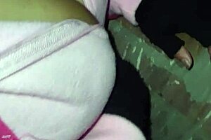 Mature Prostitute Flashes Tits Outdoors