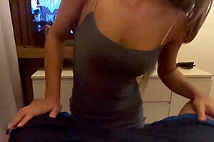 skinny neighbor sucks dick until cum