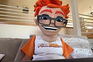 Lusty Linda Lan Rides Big Cock in Doggystyle and Cowgirl on Sofa for Cum in Mouth Facial