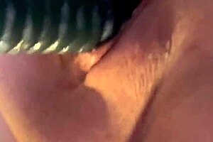 Intriguing View Of Cum On Pussy After Dildo Play