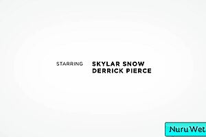 Deep Pussy Fucking and Juicy Creampie with Skylar Snow