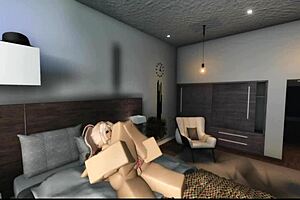 Snowbunny swaps BBC for BWC doggystyle.