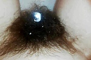 hairy bush underwater reveals super hairy pussy fetish close-up