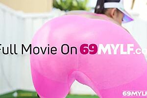 carmela clutch works out her big booty as a hot milf