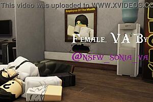 fucking my girlfriend doggystyle at the office