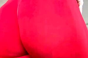 Milf Melody Radford Tries On Sheer Gym Tights, Getting Fucked with Big Tits Close Up