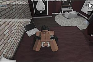 i fucked another fan in my roblox condo, she sucked my dick and i came in her mouth~