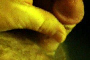 Intriguing business jerk off session with cum