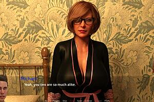 bbw with big tits and hairy pussy plays secret licking game