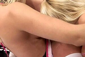 so, this lesbian threesome got wild with a nurse diving into pussy eating and toy play