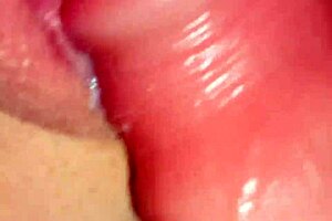 Wet Tight Pussy Detailed Close-Up View