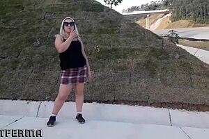 Fat Milf Blows Bent Over On Street